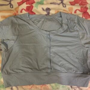 Aerie Baby Blue Crop Top